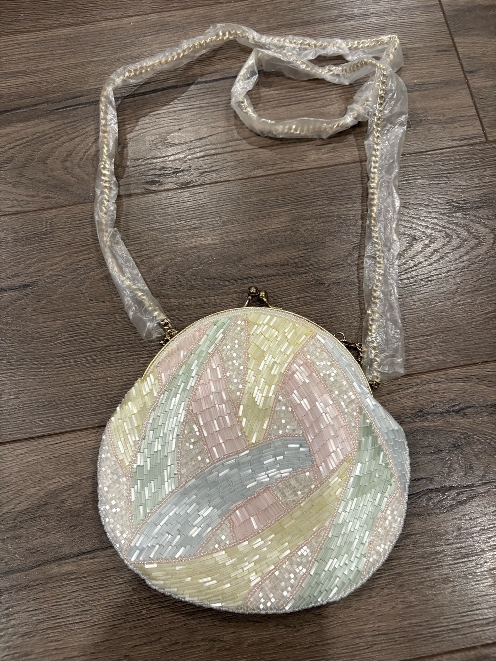 Vintage Beaded Shoulder Bag Clutch Multi Colour